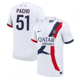 Paris Saint-Germain Willian Pacho #51 Borta Kläder 2024-25 Kortärmad